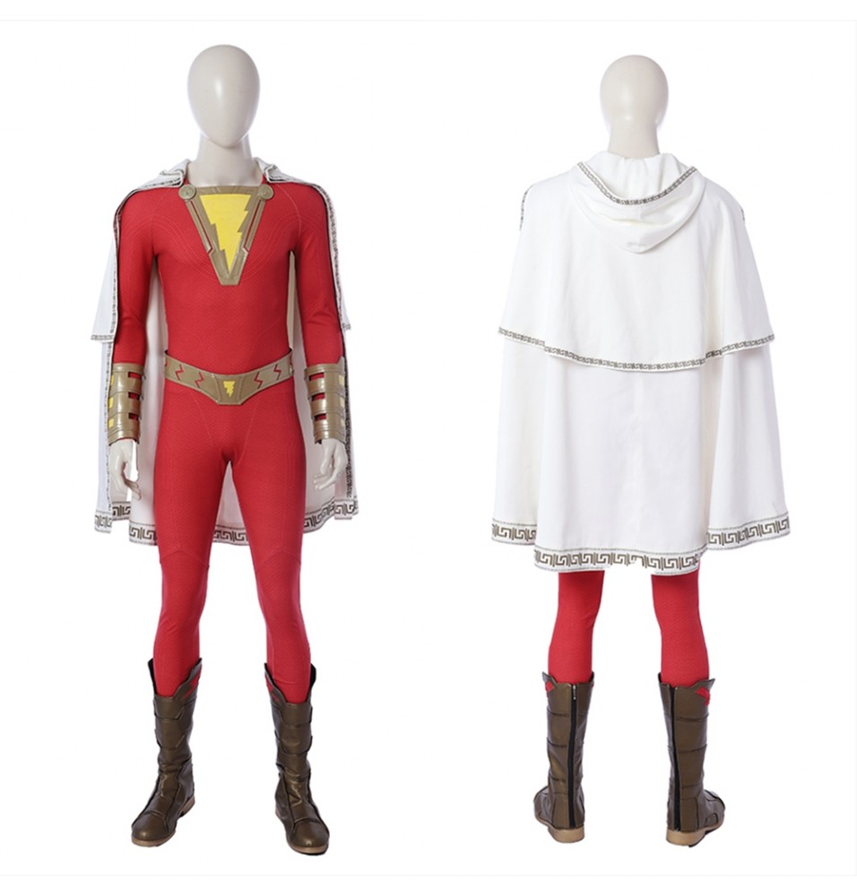 2019 Shazam Costume Billy Batson Cosplay Costume