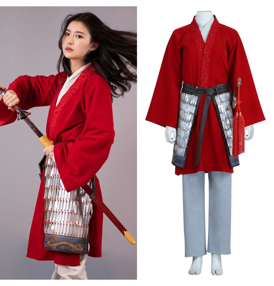 2020 Movie Mulan Cosplay Costume