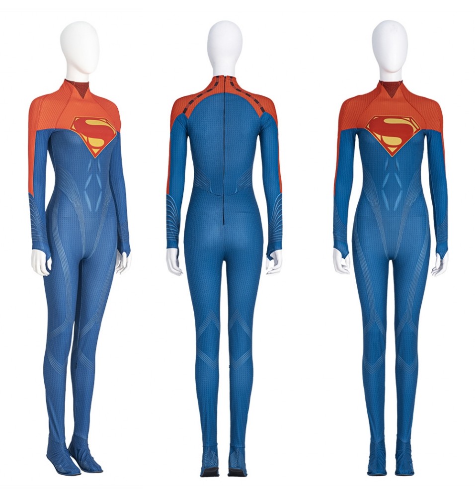 2022 Flashpoint Supergirl Cosplay Costume Jumpsuit