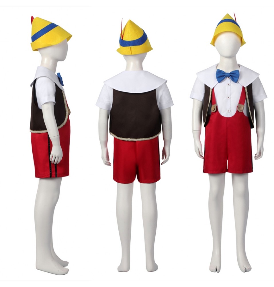 2022 Pinocchio Kids Cosplay Costume