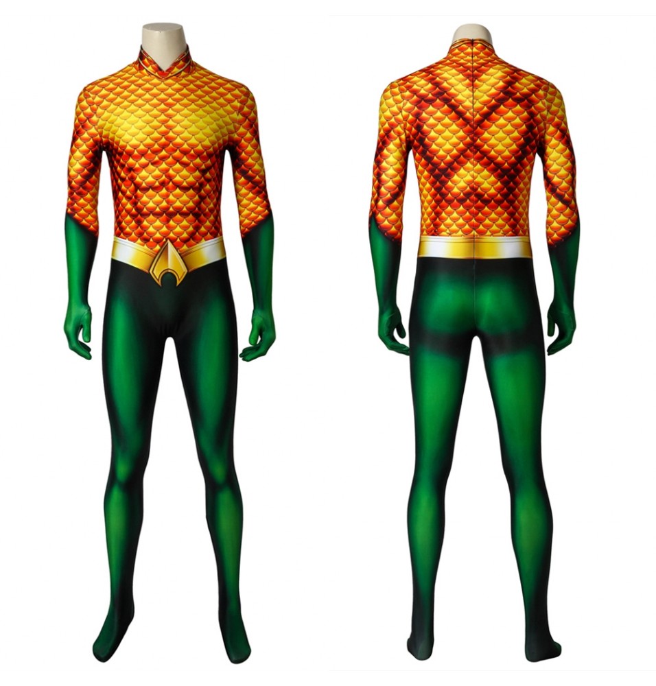 Aquaman Arthur Curry 3D Cosplay Jumpsuit