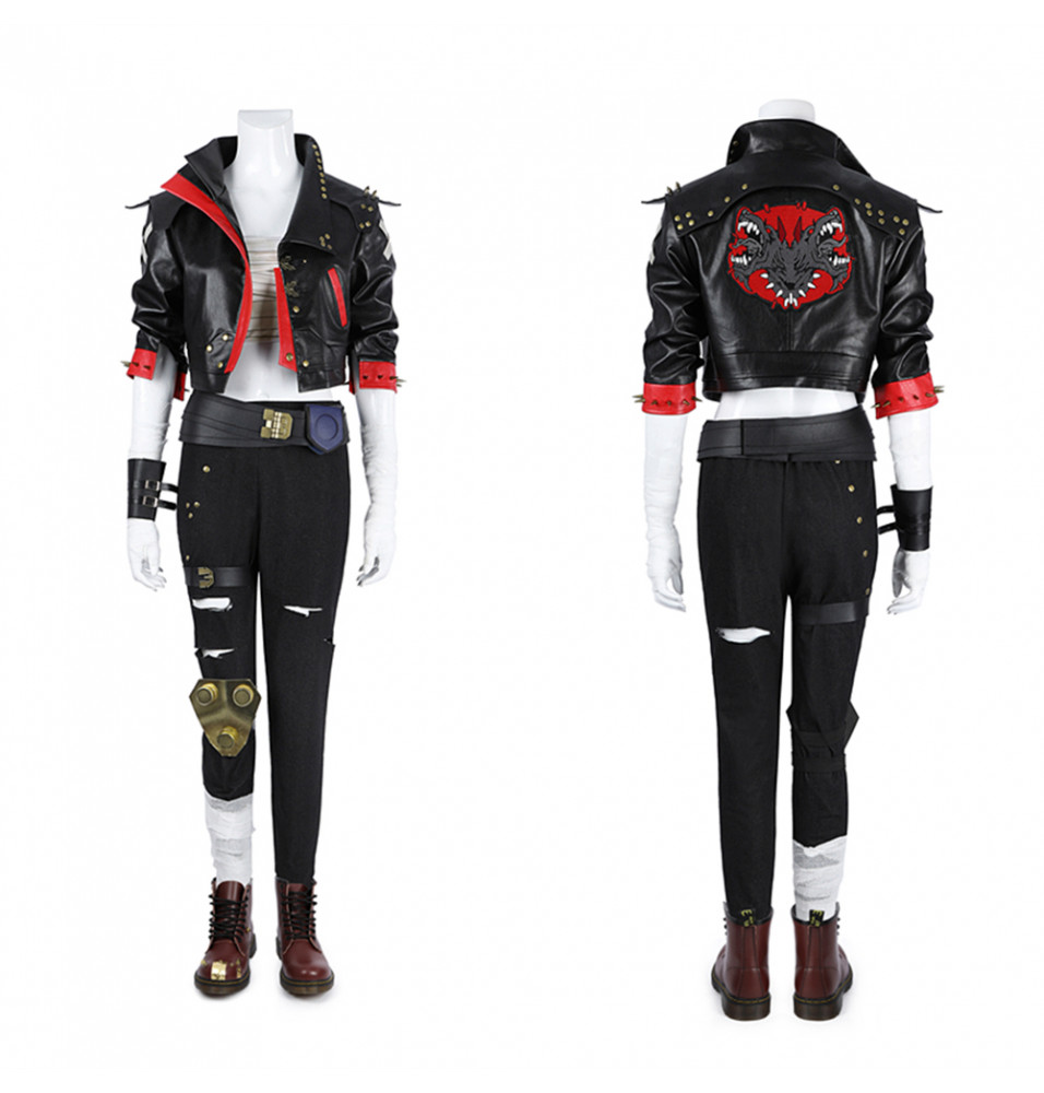 Arcane: League Of Legends Vi Cosplay Costume