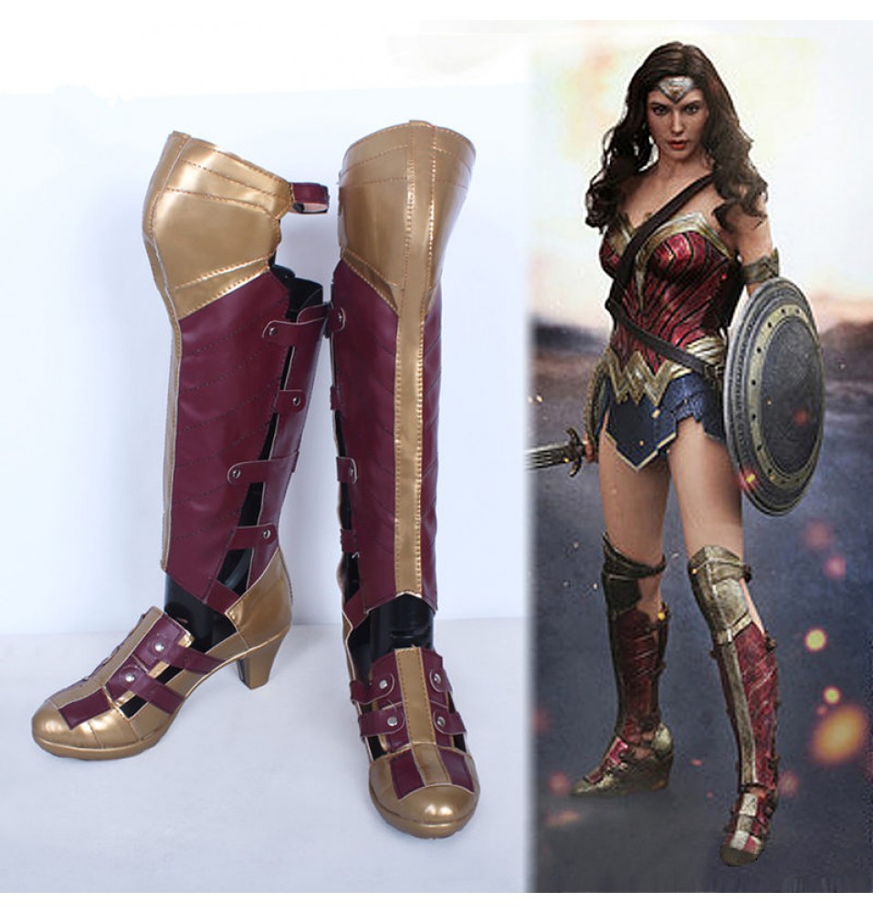 Dawn of Justice Wonder Woman Boots Cosplay Shoes