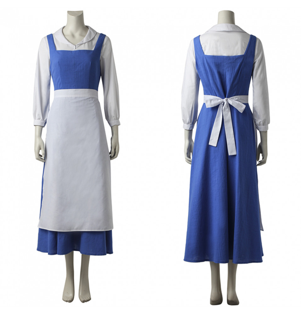 Beauty and the Beast Belle Maid Cosplay Dress