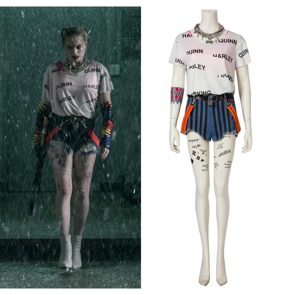 Birds of Prey: Harley Quinn Cosplay Costume Short Version