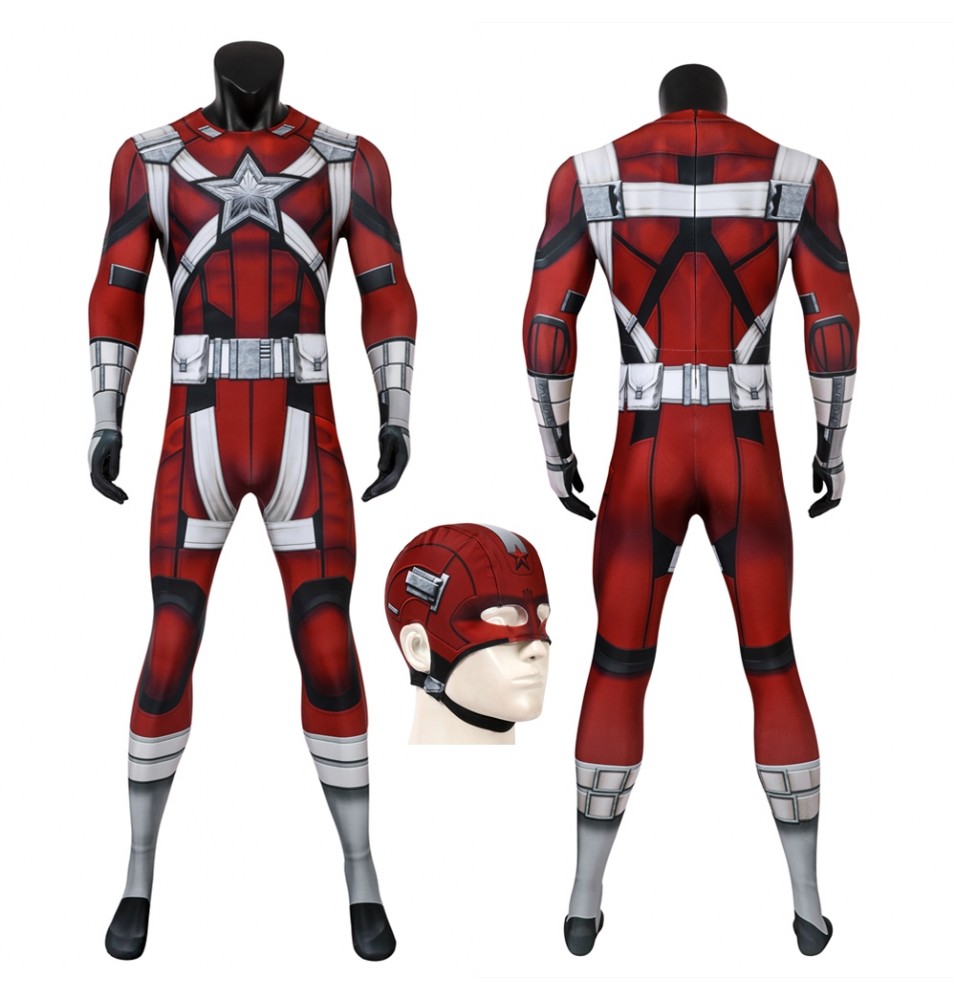 Black Widow Red Guardian 3D Printed Jumpsuit