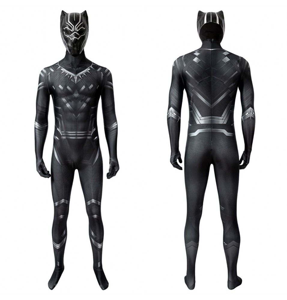 Civil War Black Panther T'Challa 3D Jumpsuit