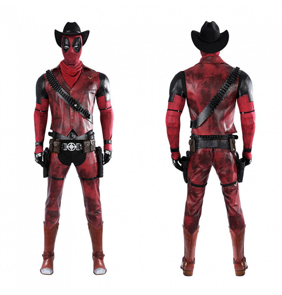 Deadpool 3 Cowboy Deadpool Cosplay Costume