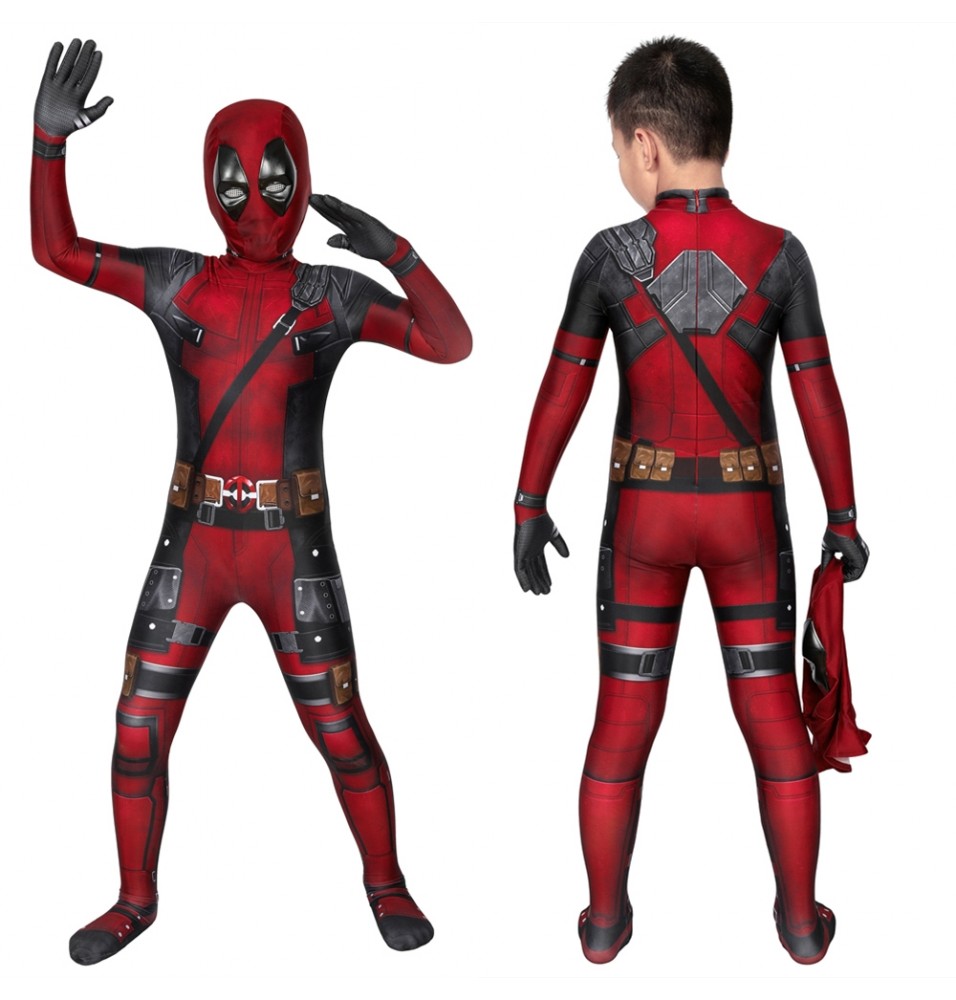 Deadpool Kids 3D Jumpsuit