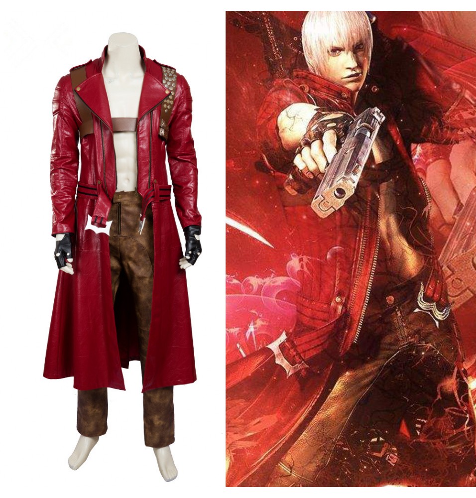 Devil May Cry 3 Dante Cosplay Costume Deluxe Outfit