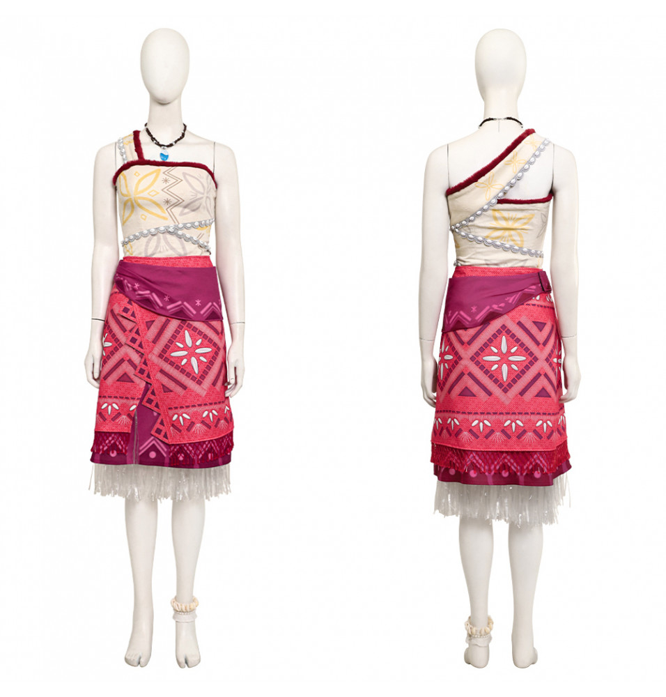Disney Moana Cosplay Costume Deluxe Dress