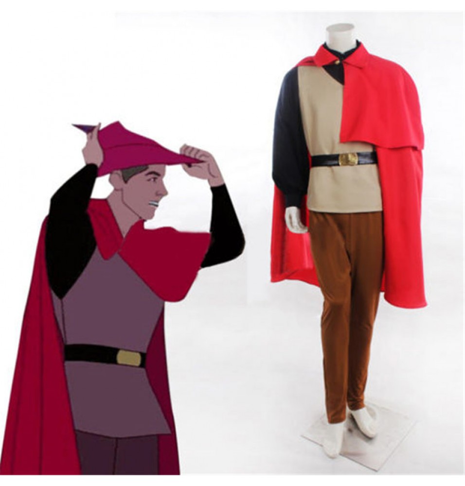 Disney Sleeping Beauty Prince Phillip Cosplay Outfit Halloween Costume