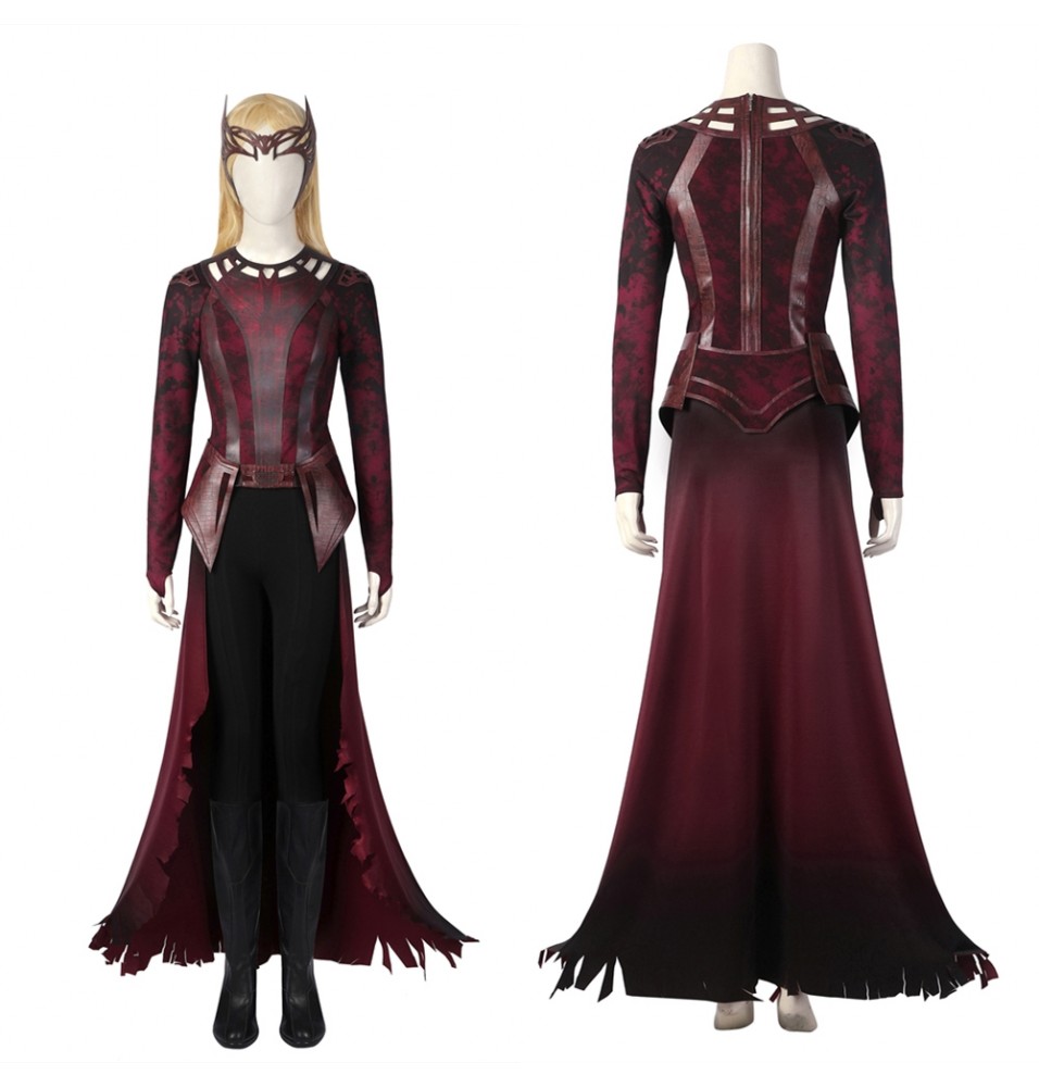 Doctor Strange Multiverse of Madness Scarlet Witch Cosplay Costume