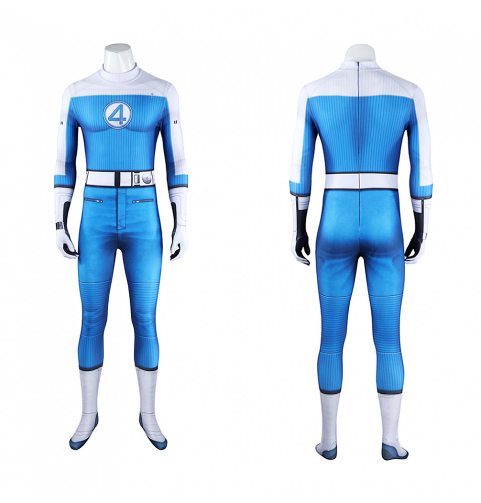 Fantastic Four Human Torch Johnny Storm Cosplay Jumpsuit