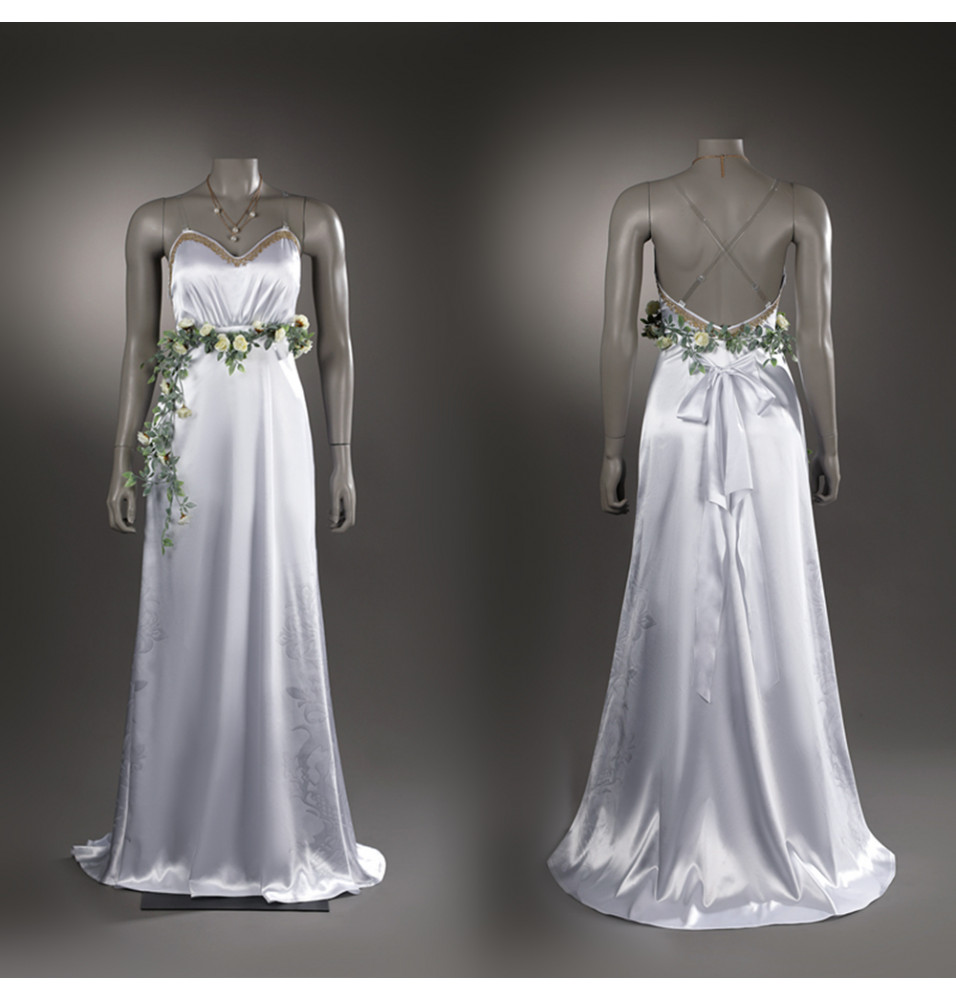 Final Fantasy VII Aerith Gainsborough Cosplay Dress