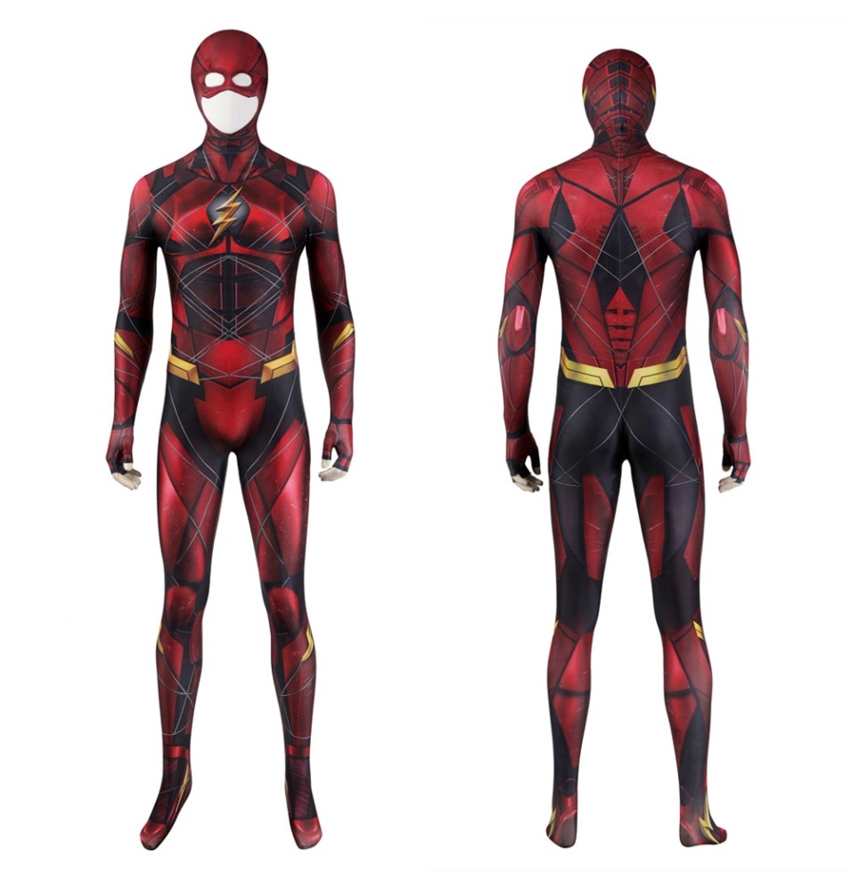 Justice League Barry Allen The Flash Cosplay Jumpsuit