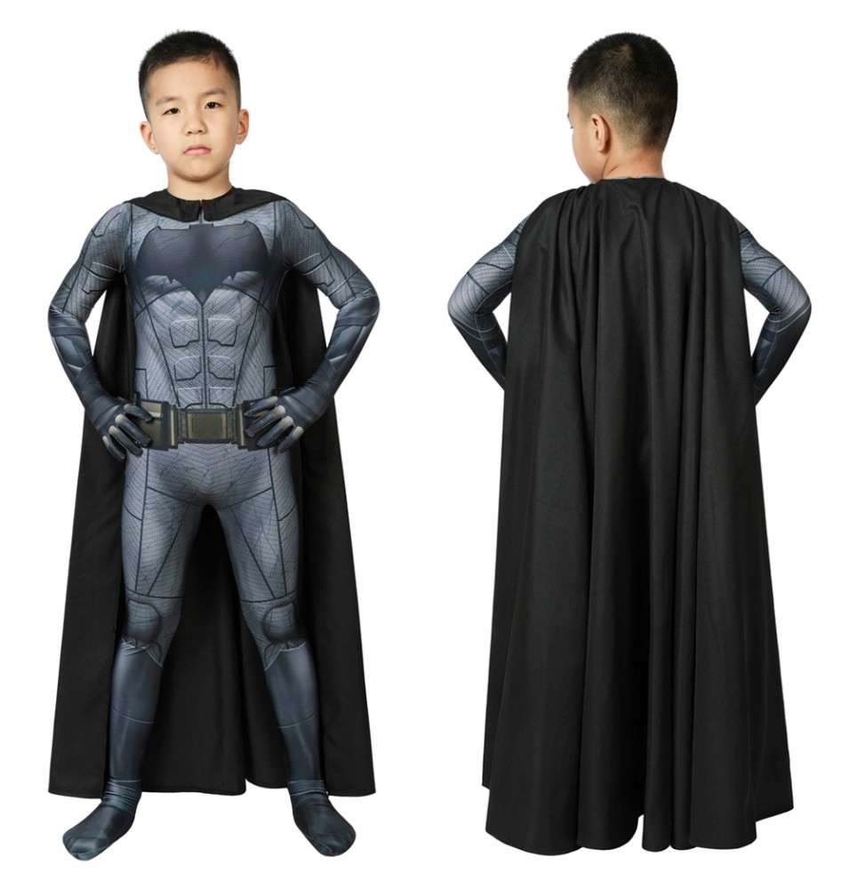 Justice League Batman Bruce Wayne Kids 3D Jumpsuit