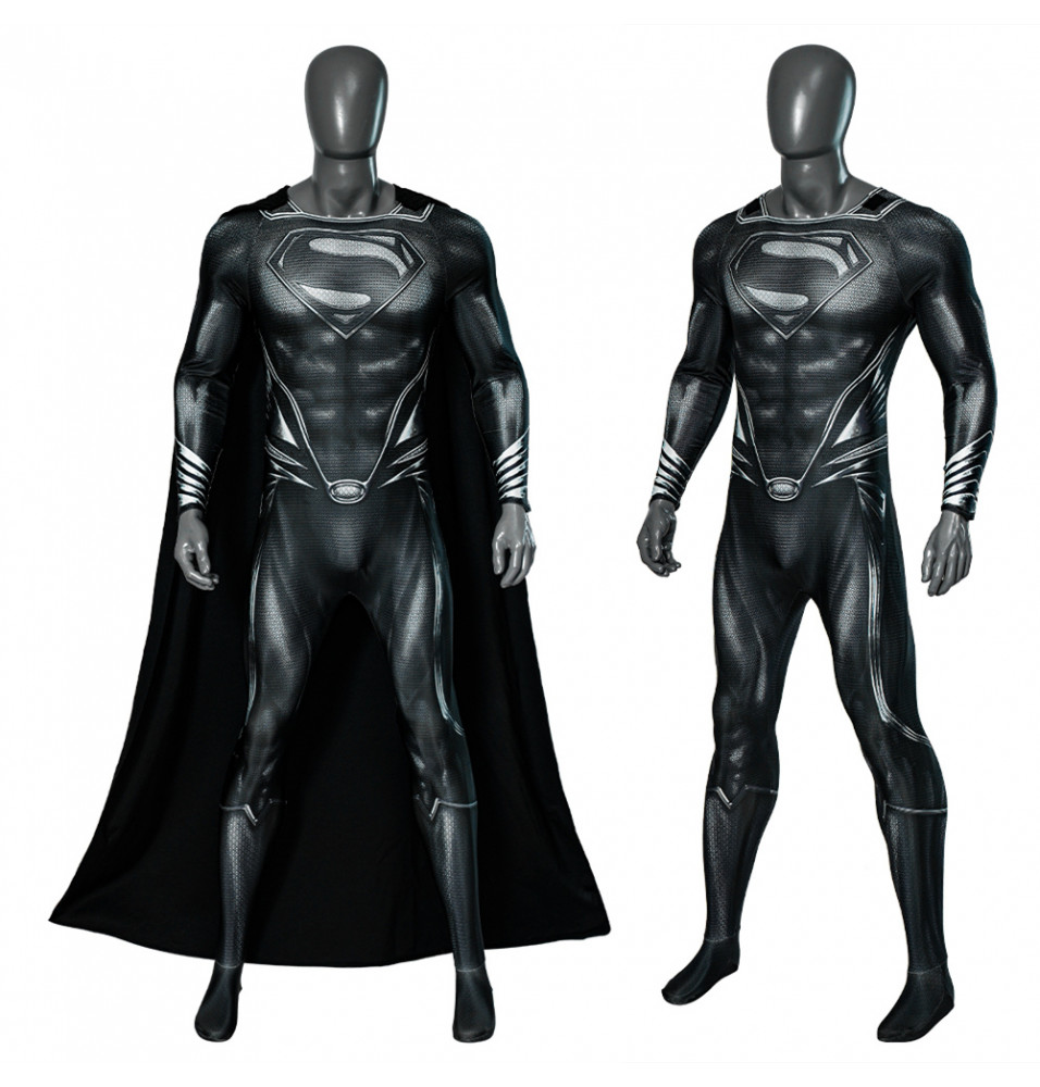 Justice League Superman Black Jumpsuit