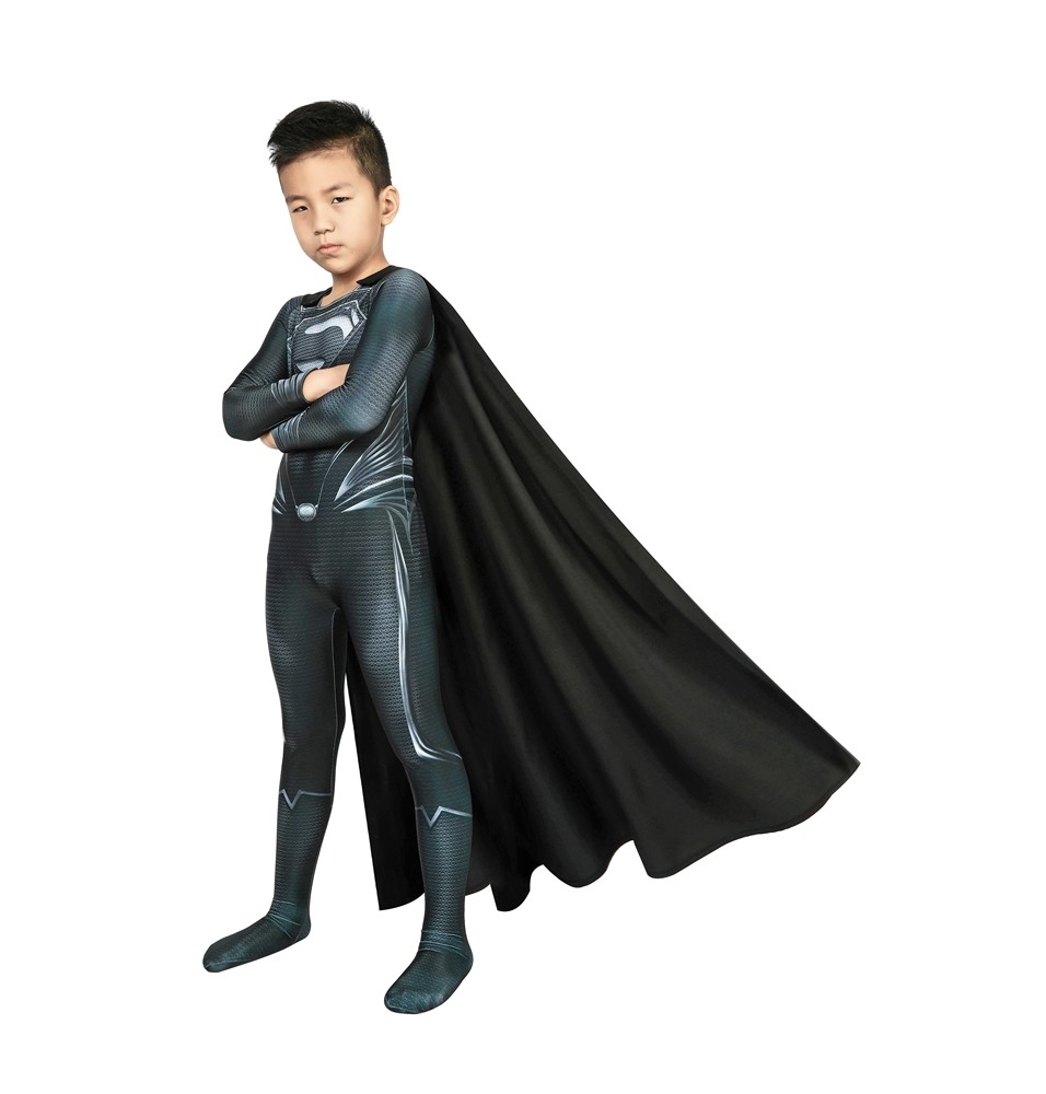 Justice League Superman Clark Kent 3D Kids Jumpsuit