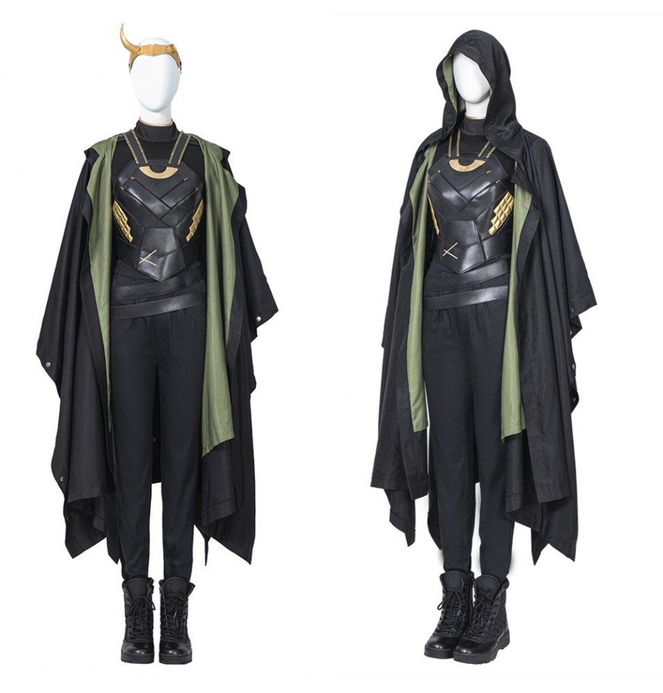 Loki Season 1 Sylvie Variant Female Loki Cosplay Costume