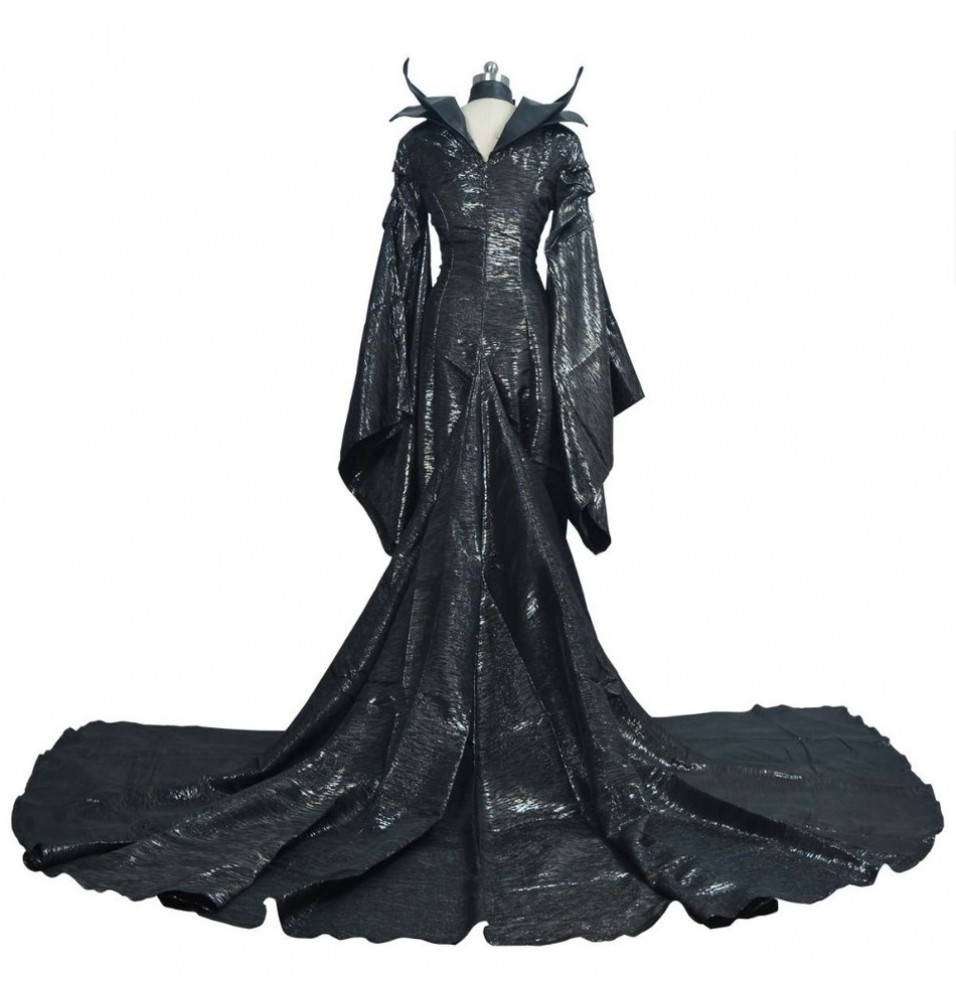 Disney Maleficent Black Witch Angelina Jolie Cosplay Costume