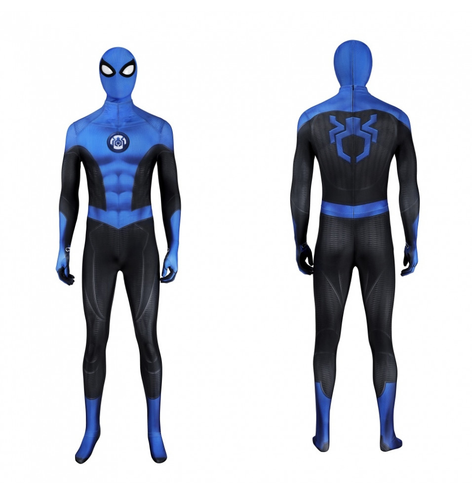 Marvel's Spider-Man 2 New Blue Suit Cosplay Jumpsuit