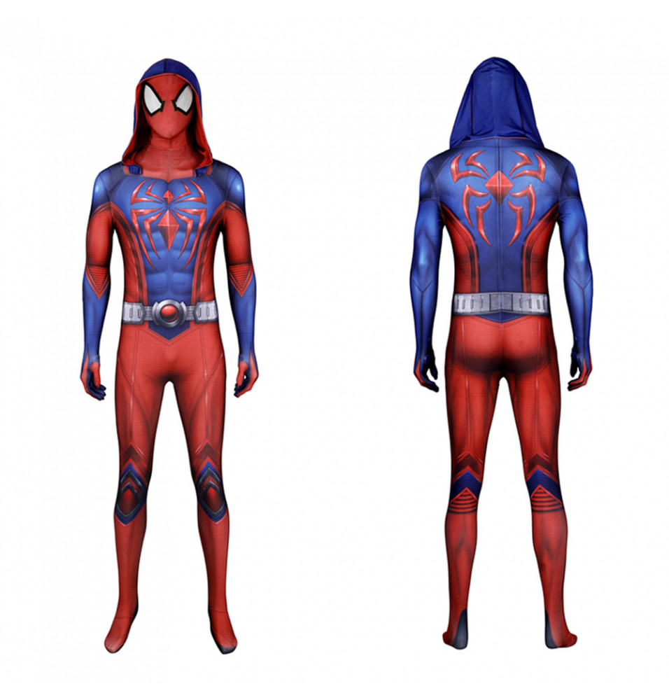 Marvel's Spider-Man 2 Peter Parker Scarlet III Suit Cosplay Jumpsuit