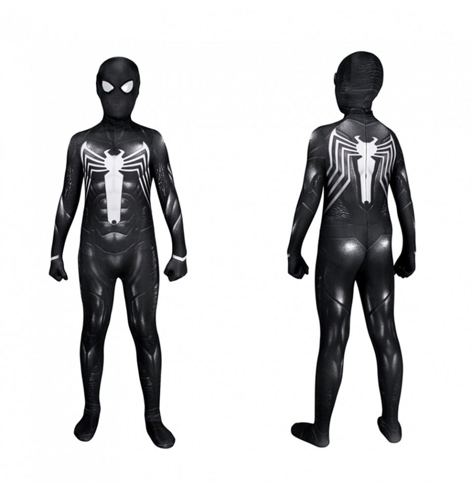 Marvel Spider-Man 2 Venom Black Suit Kids Jumpsuit