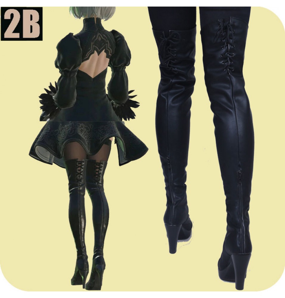 NieR: Automata 2B Boots No.2 Type B Cosplay Shoes