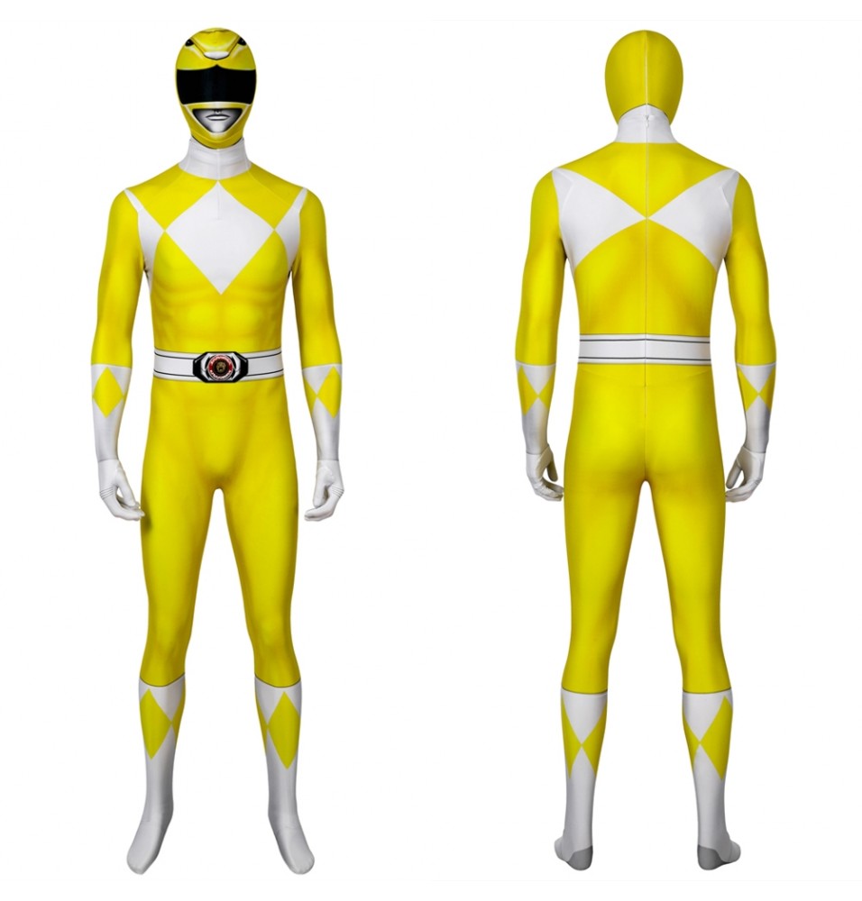 Power Rangers Boy Tiger Ranger Male 3D Jumpsuit