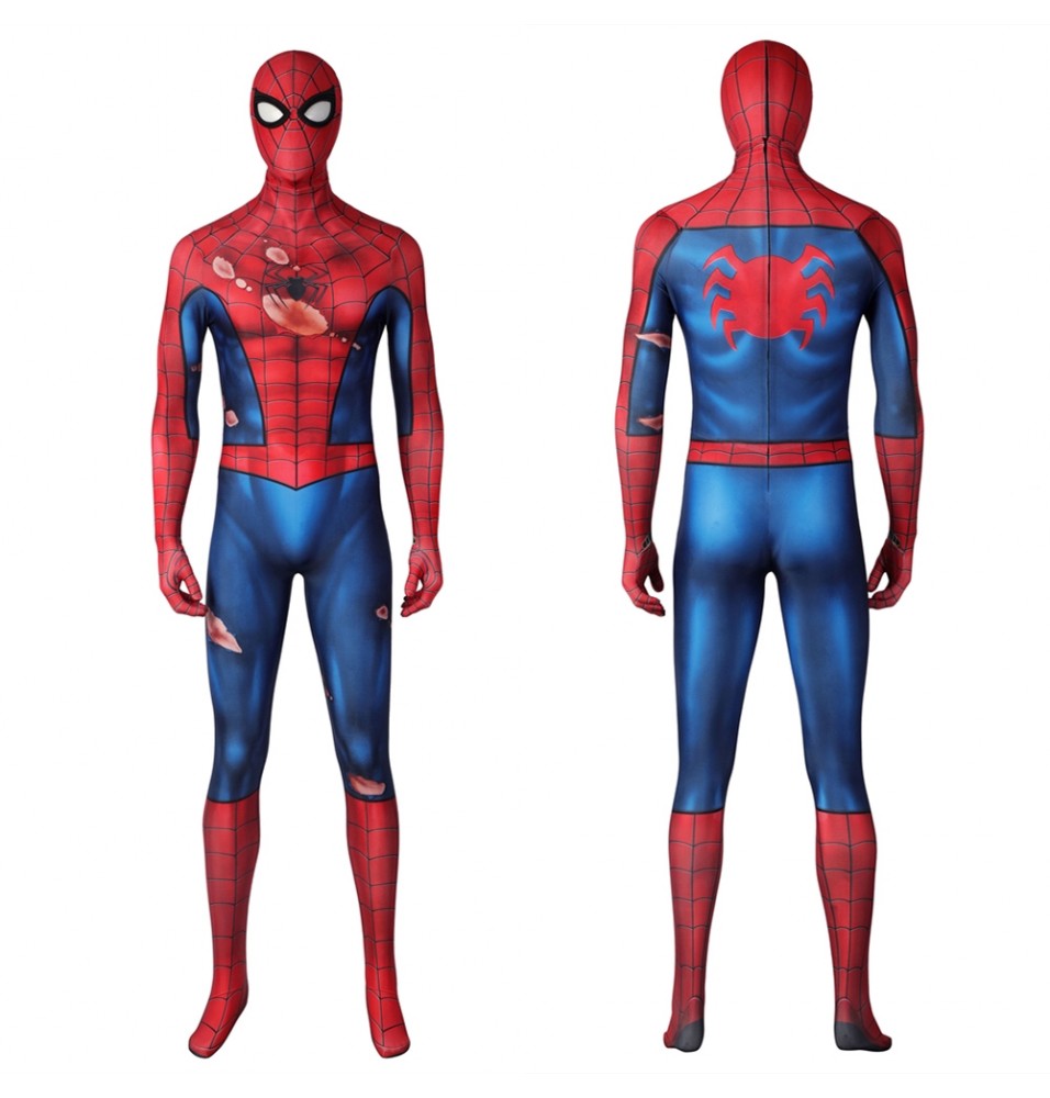 PS5 Spider-Man Classic Suit Damaged Version Jumpsuit