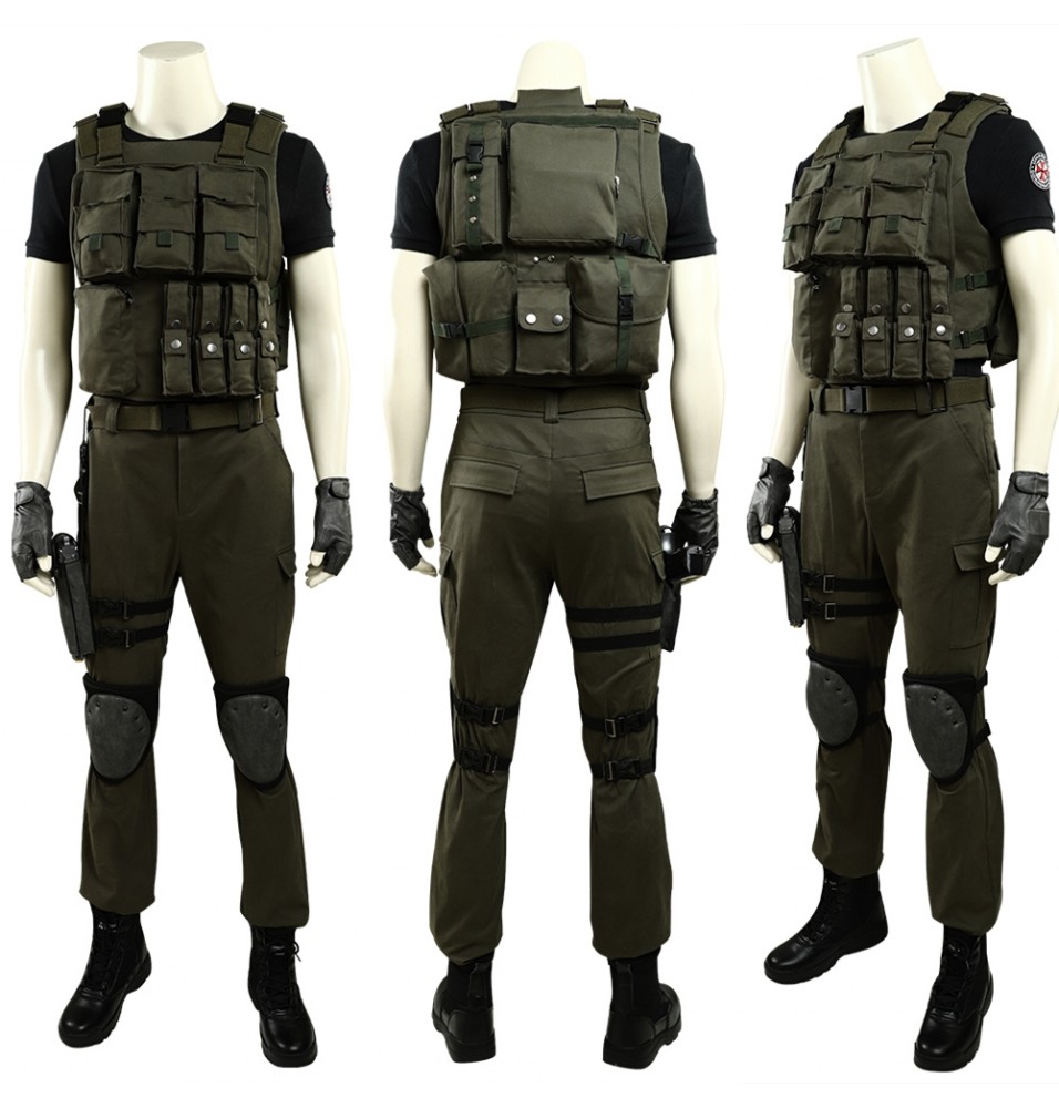 Resident Evil 3 Remake Carlos Oliveira Cosplay Costume