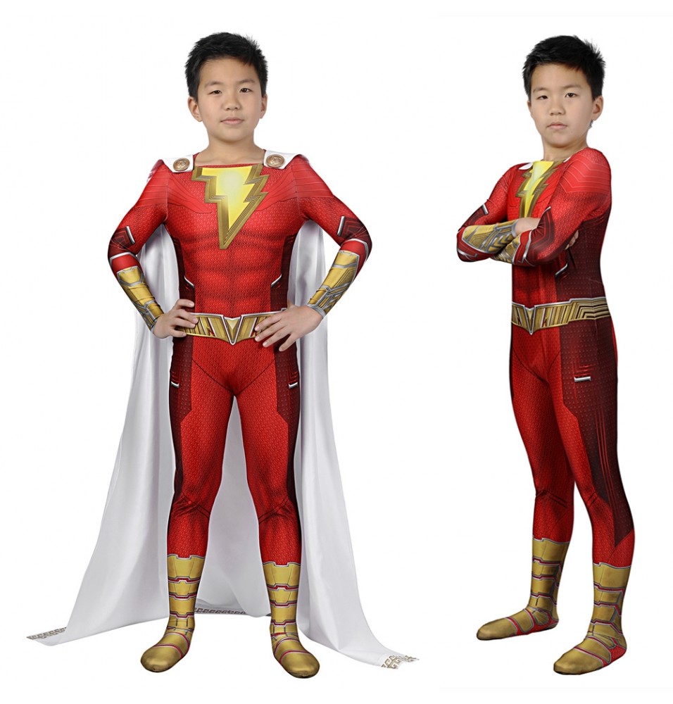 Shazam Fury of the Gods Shazam Kids 3D Jumpsuit