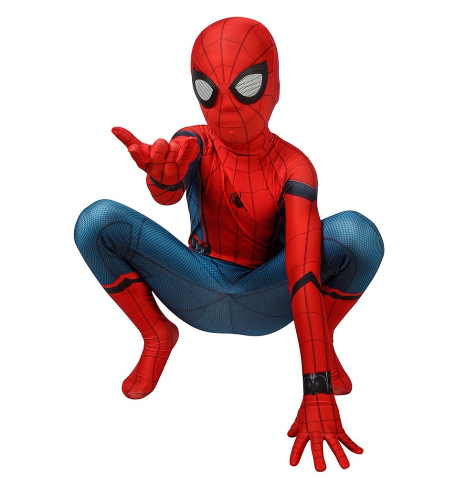 Spider-Man Classic Kids 3D Zentai Jumpsuit