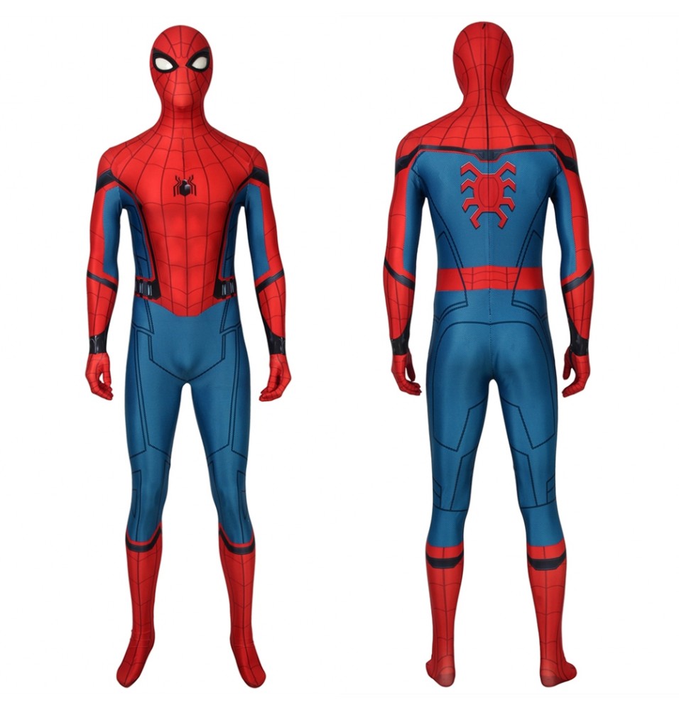 Spider-Man Far From Home Peter Parker 3D Cosplay Zentai Jumpsuit
