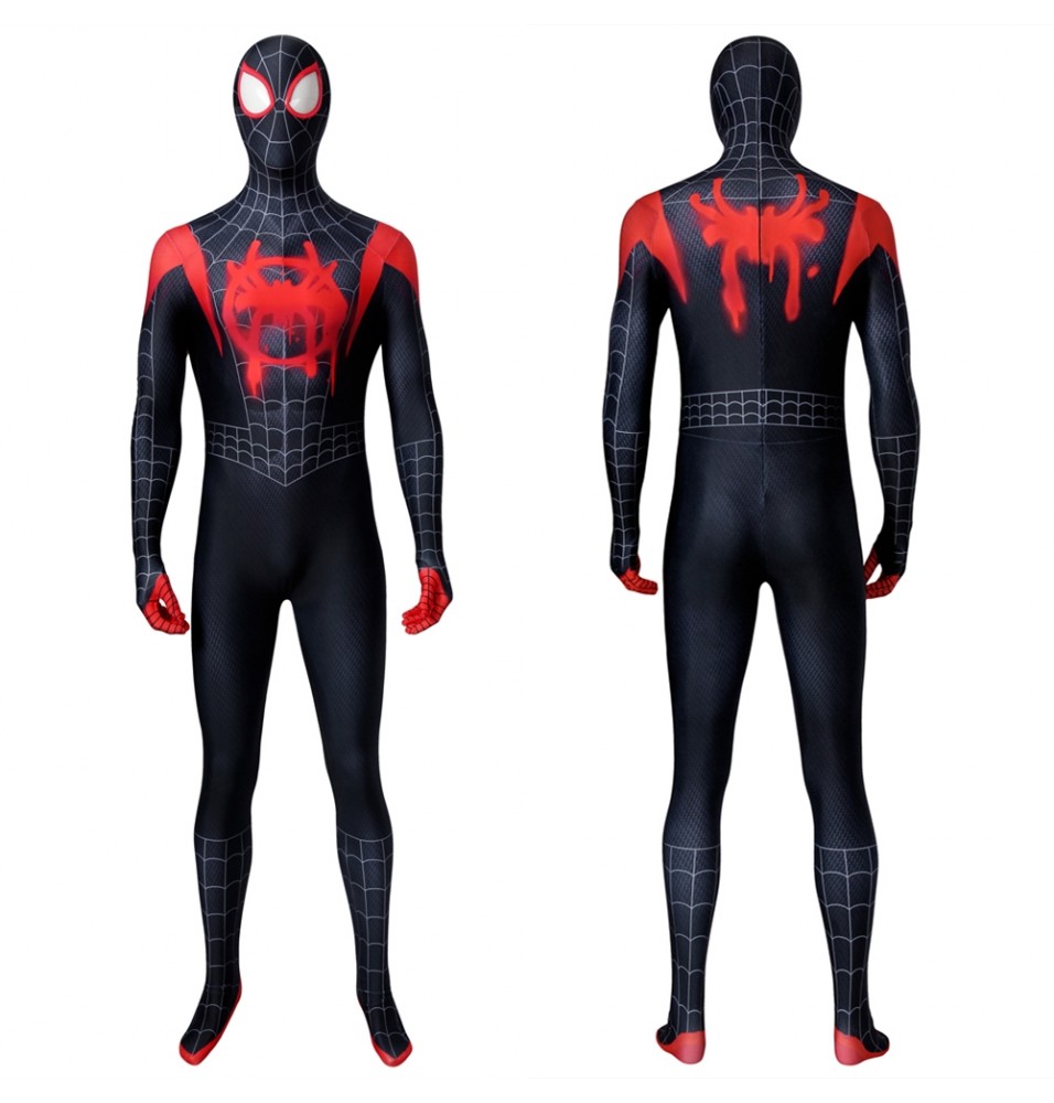 Spider-Man Into the Spider-Verse Miles Morales 3D Jumpsuit Zentai