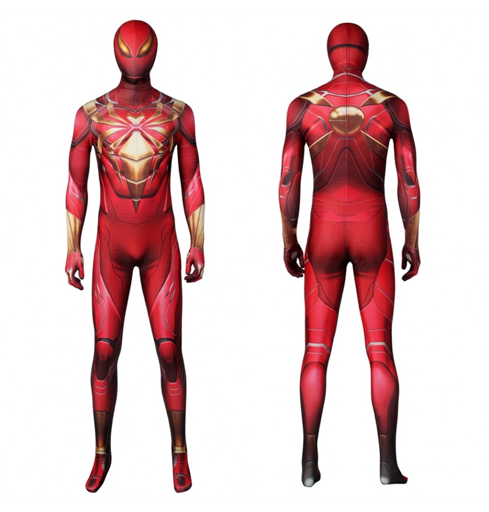 Spider-Man Iron Spider Armor Cosplay Jumpsuit