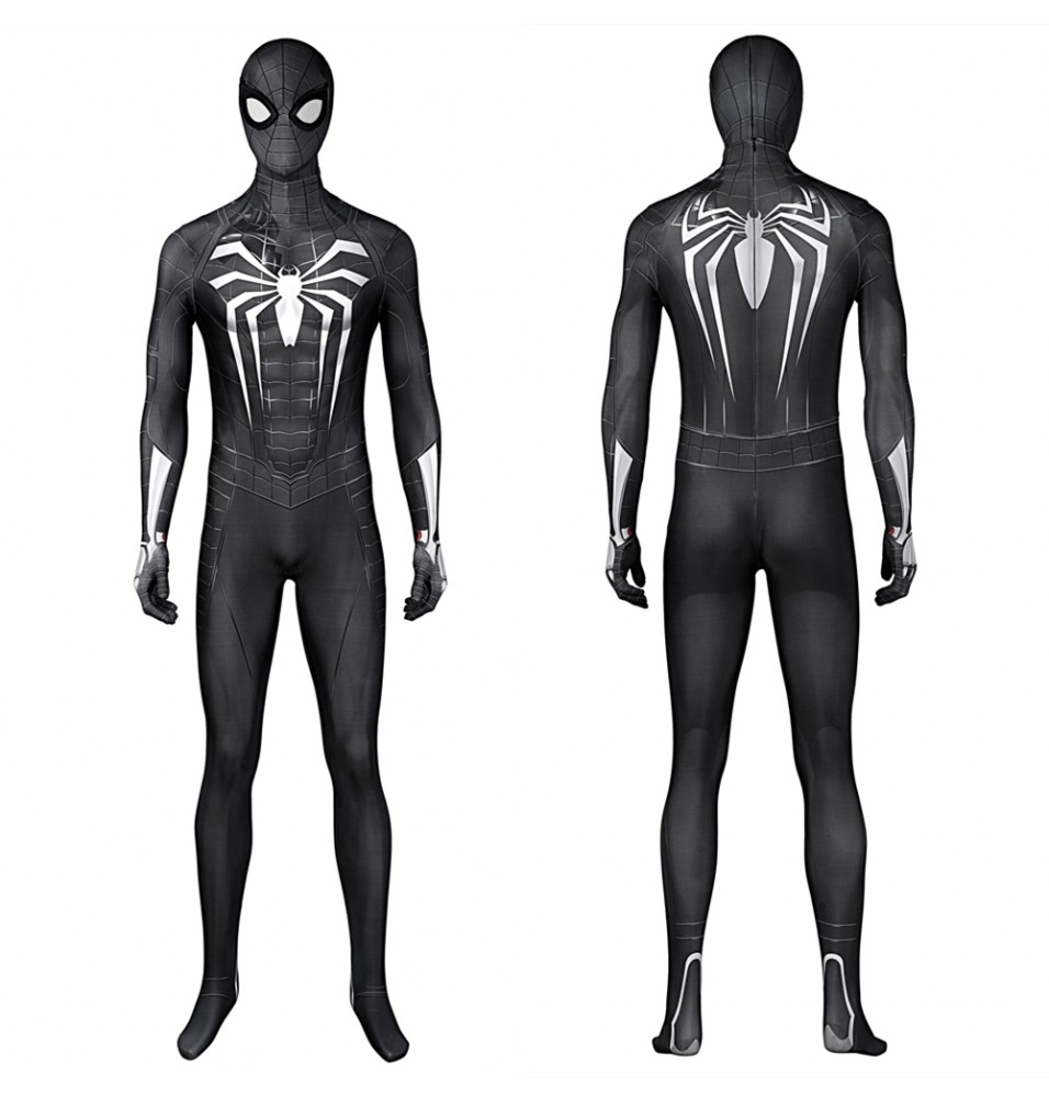 Spider-Man Miles Morales Symbiote Black Suit Jumpsuit