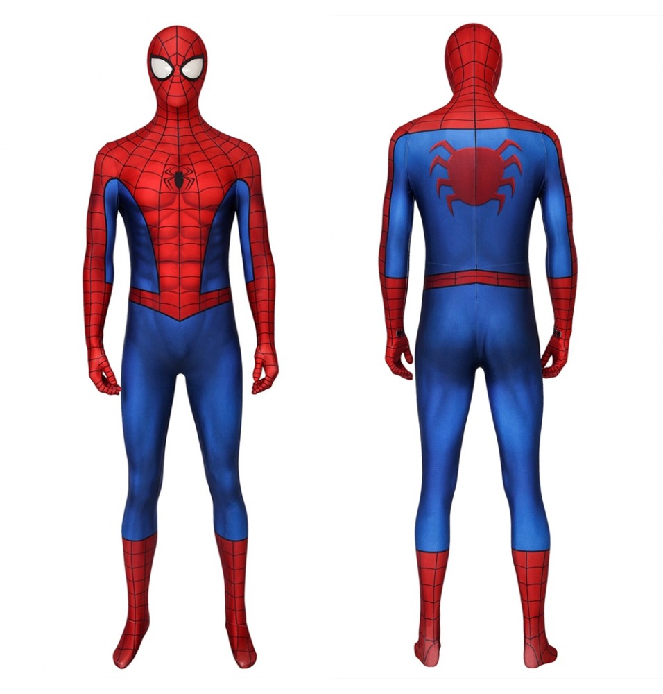 Spider-Man PS4 Classic 3D Jumpsuit Zentai Repaired Version