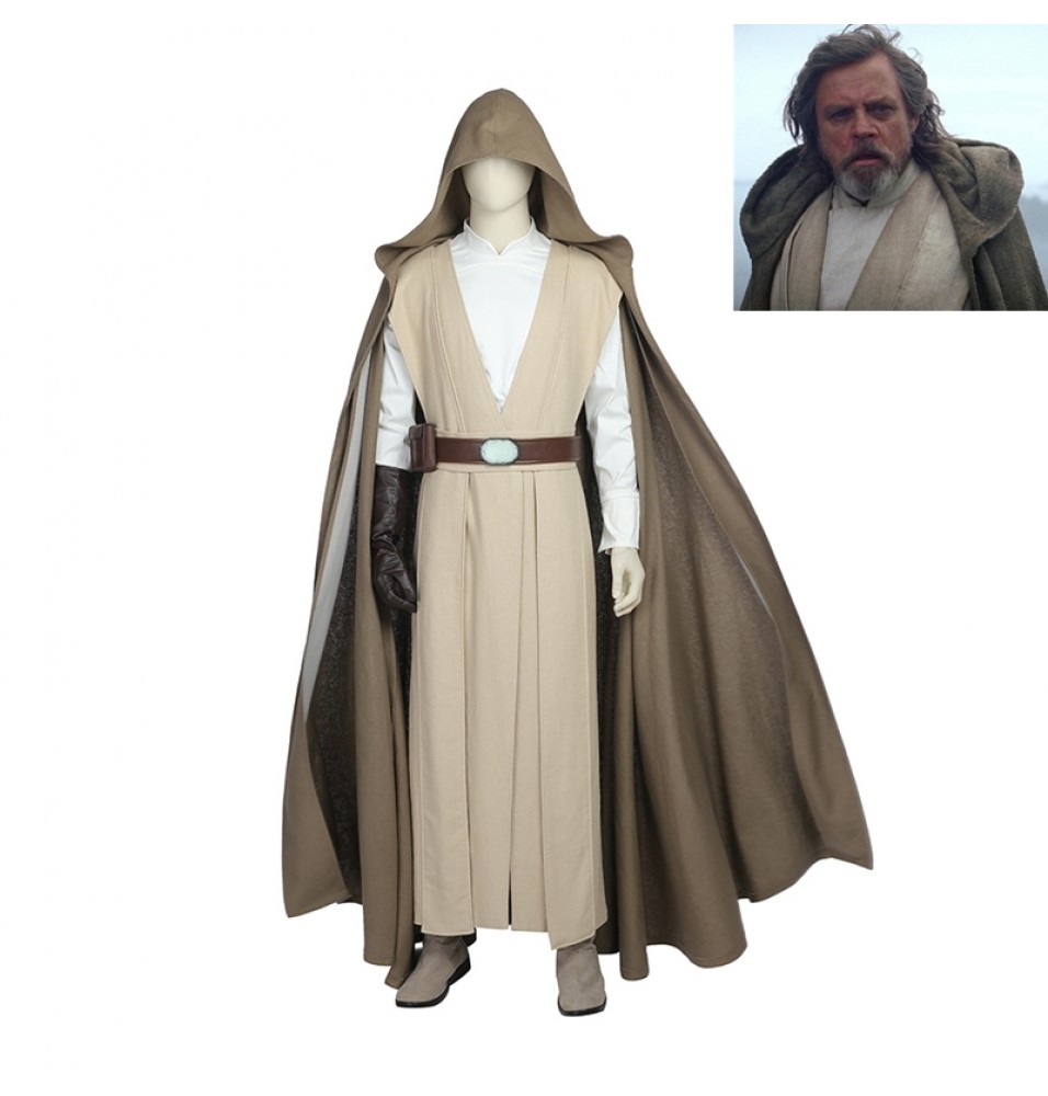 Star Wars 8 The Last Jedi Luke Cosplay Costume Skywalker Costume