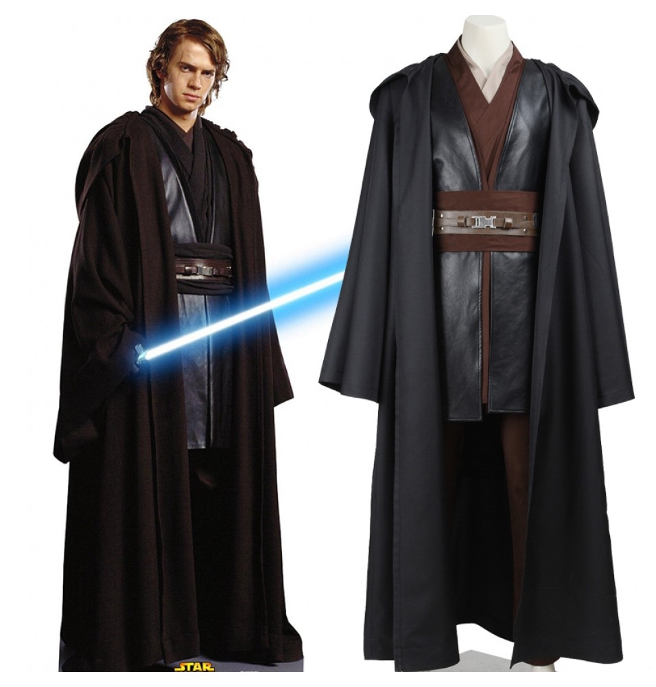 Star Wars II Attack of the Clones Anakin Skywalker Cosplay Costume
