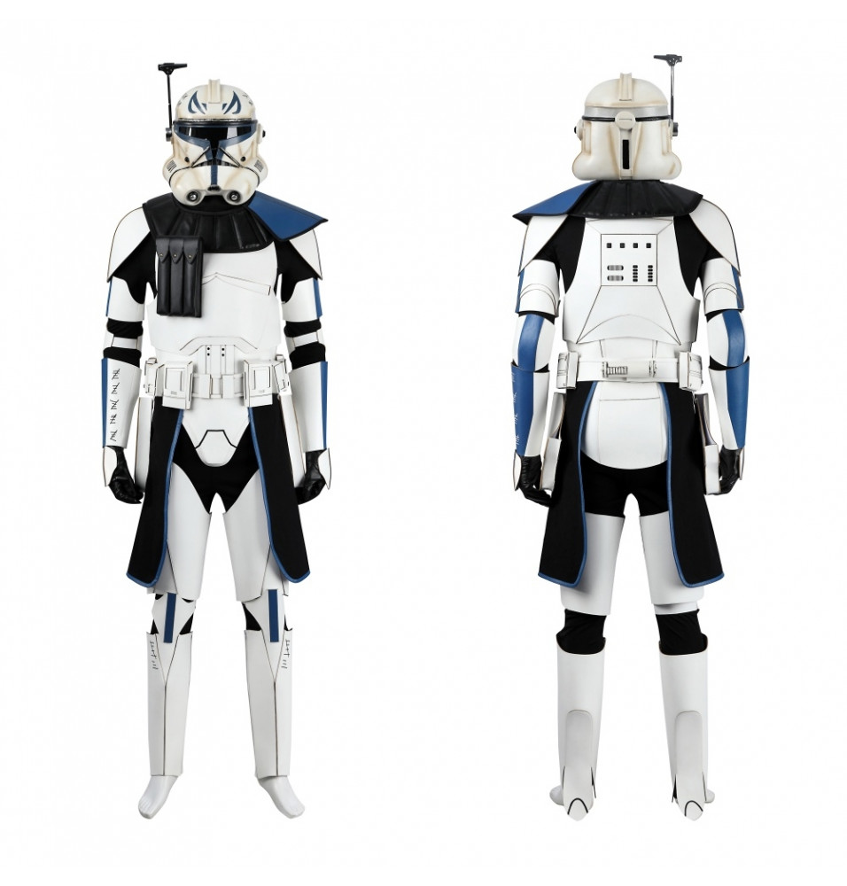 Star Wars The Clone Wars Captain Rex Cosplay Costume
