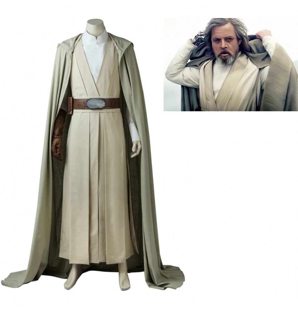 Star Wars The Last Jedi Luke Skywalker Cosplay Costume