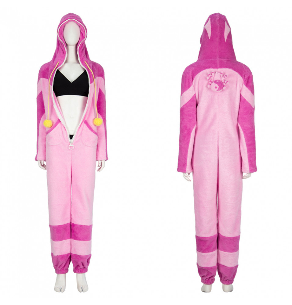 Street Fighter 6 Han Juri Pajama Version Cosplay Costume