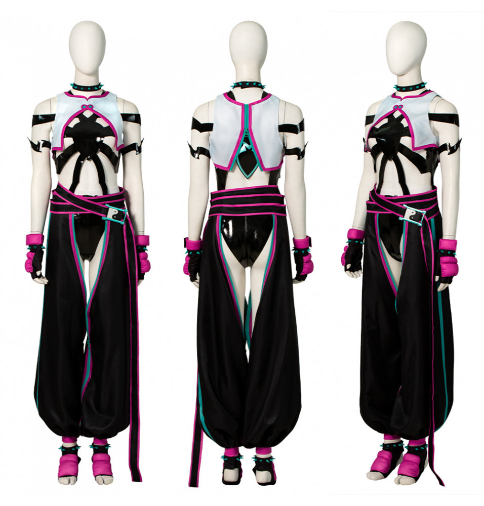 Street Fighter 6 Juri Cosplay Costume Deluxe