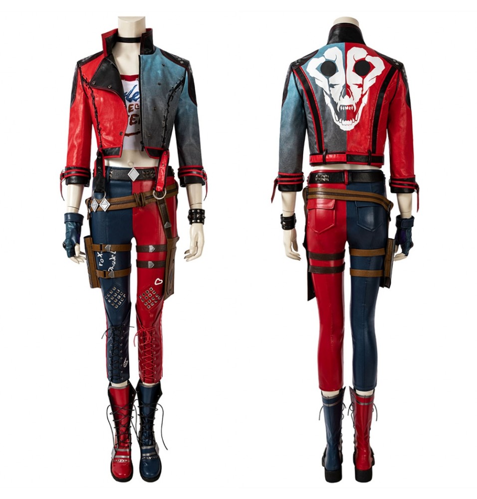 Suicide Squad Kill the Justice League Harley Quinn Cosplay Costume