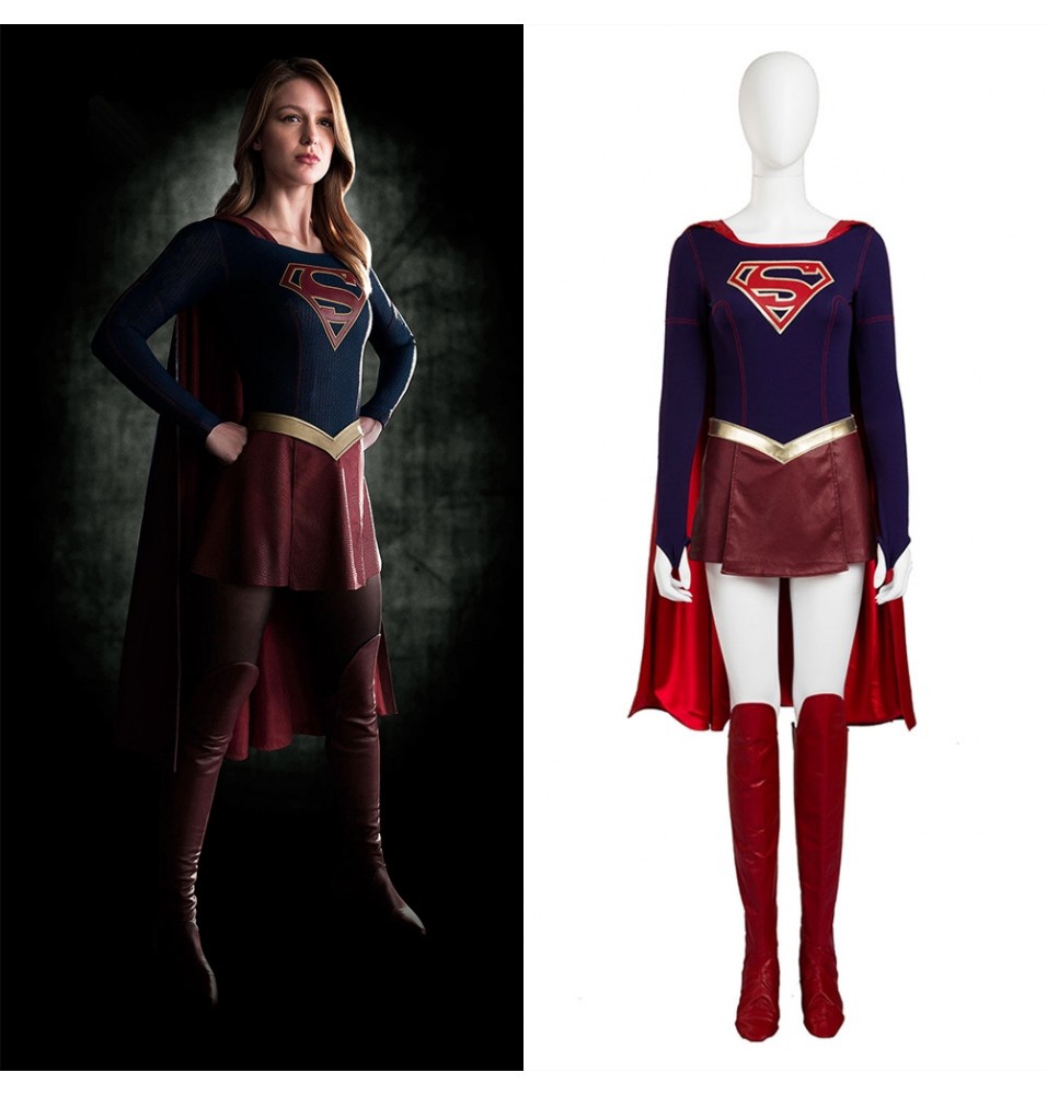 Supergirl Cosplay Costume Deluxe Version
