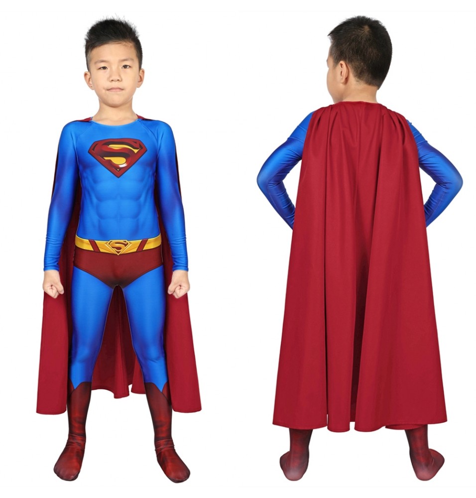 Superman Returns Superman Clark Kent Kids 3D Jumpsuit