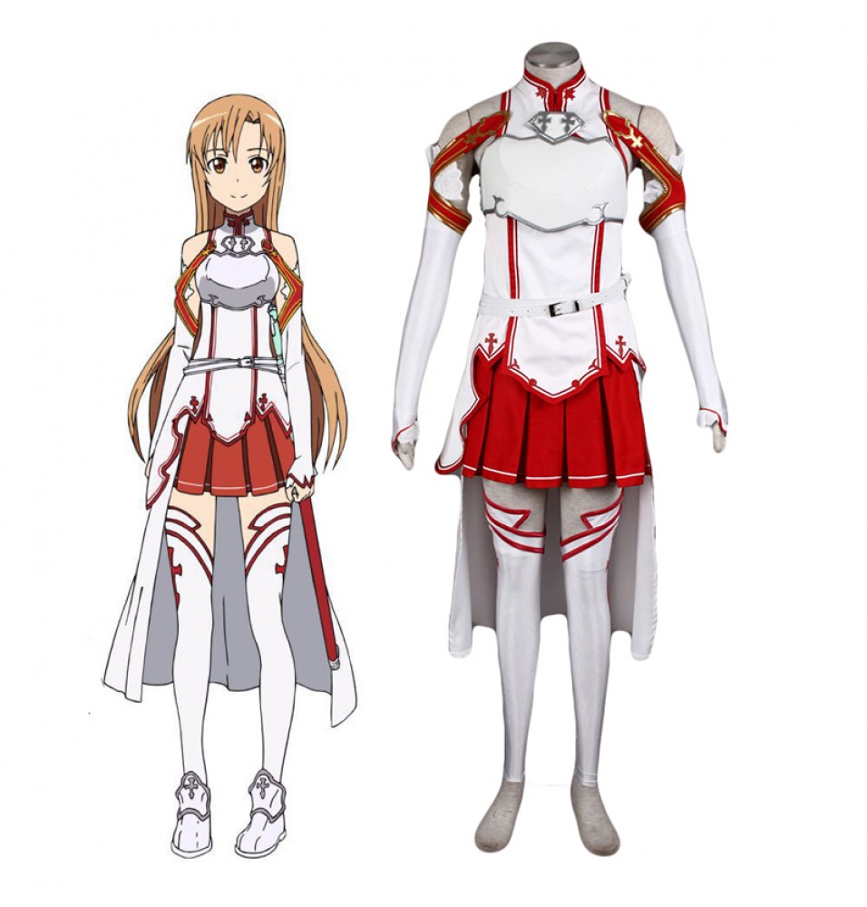 Sword Art Online Asuna Yuuki Cosplay Costume Deluxe