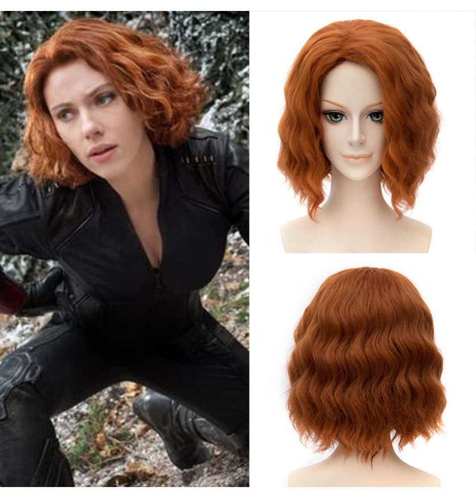 The Avengers Age of Ultron Black Widow Cosplay Wigs